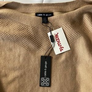 Cable & Gauge Top Tan Large